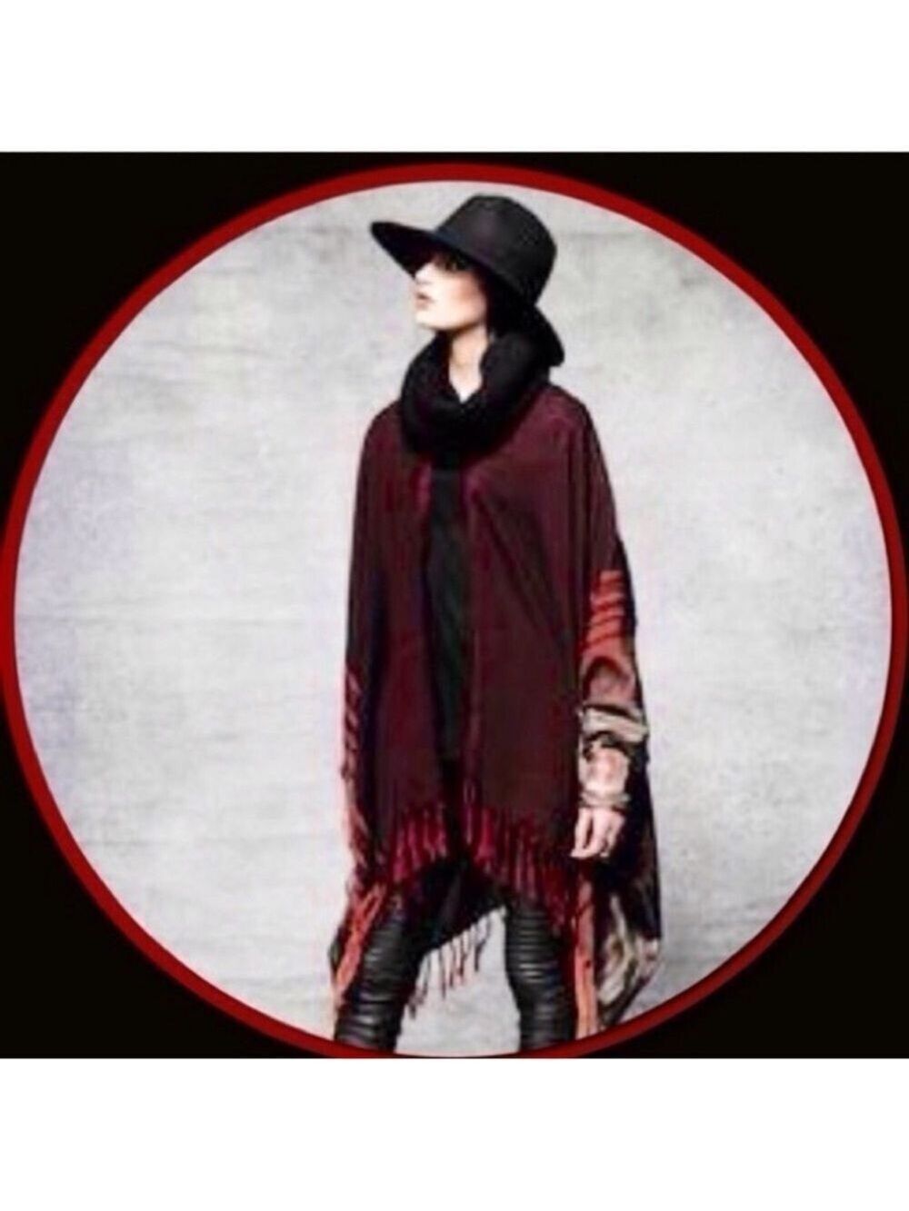 KETZALI Xojol Poncho Woven by Hand in Guatemala. One Size for All - Picture 3 of 4